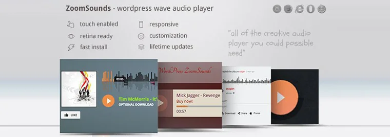 WordPress music player