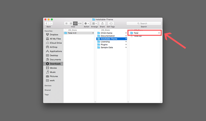 Wrong Theme File/folder