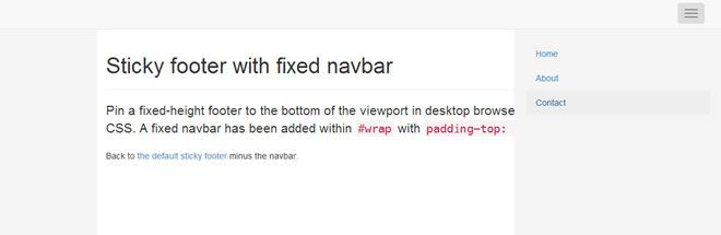 Bootstrap Sidebar