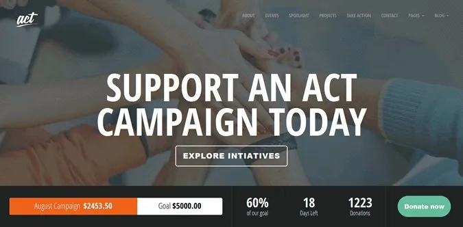 Act Multi-Purpose Bootstrap Template