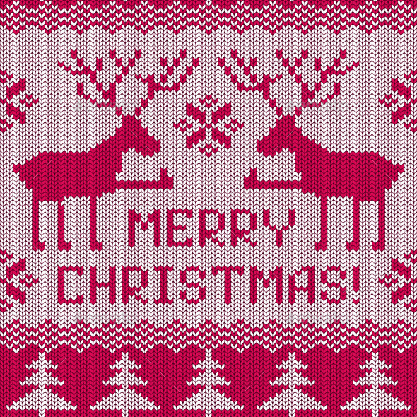 Scandinavian Knitted Seamless Pattern - Annykos