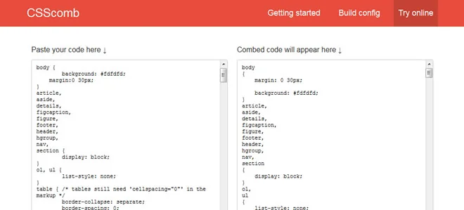 CSScomb is a coding style formatter that will sort CSS properties