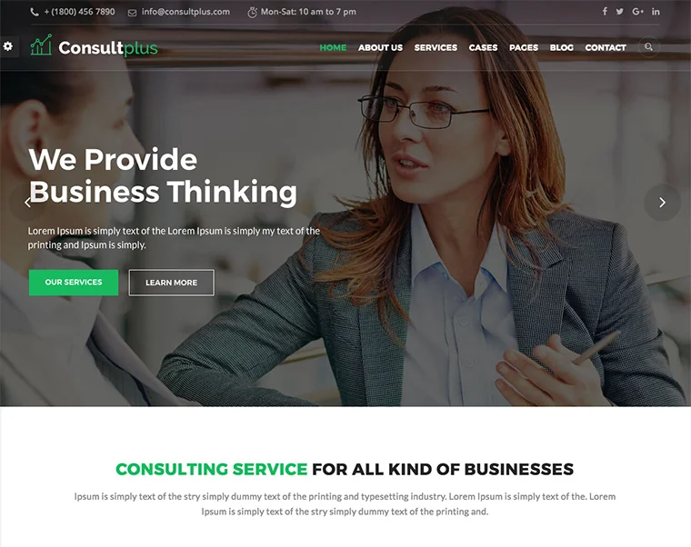 Consultplus - Business Consulting WP Theme