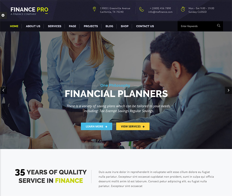 Finance and Business