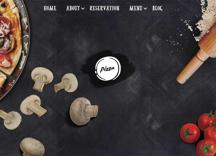 Pizza - Restaurant Cafe WordPress Theme by webarkio