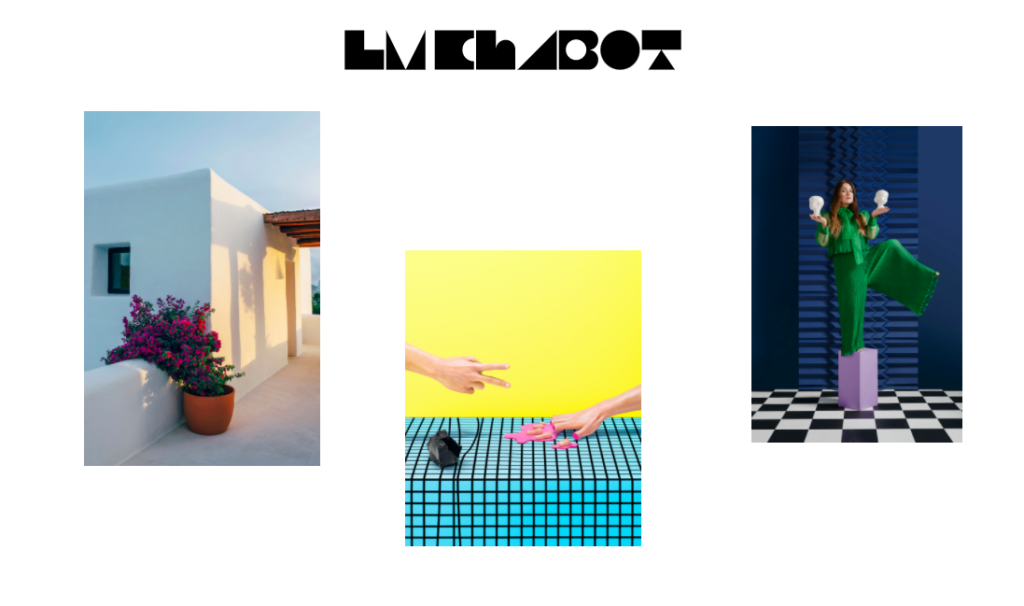 Broken grid portfolio page – Lm Chatbot