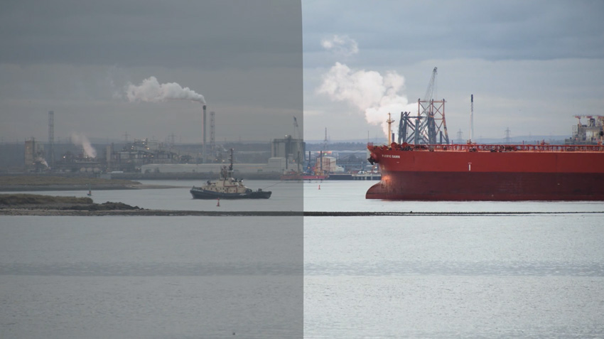 Correcting flat video