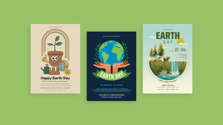 Earth Day Poster Ideas & Design Inspiration