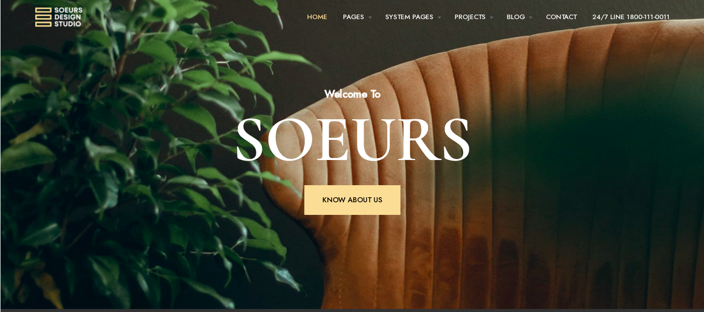 Soeurs - Architecture & Interior Designers HubSpot Theme