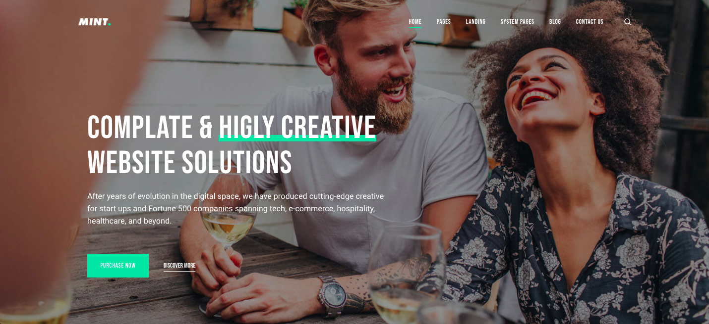 Mint - Creative Multi-Purpose HubSpot Theme