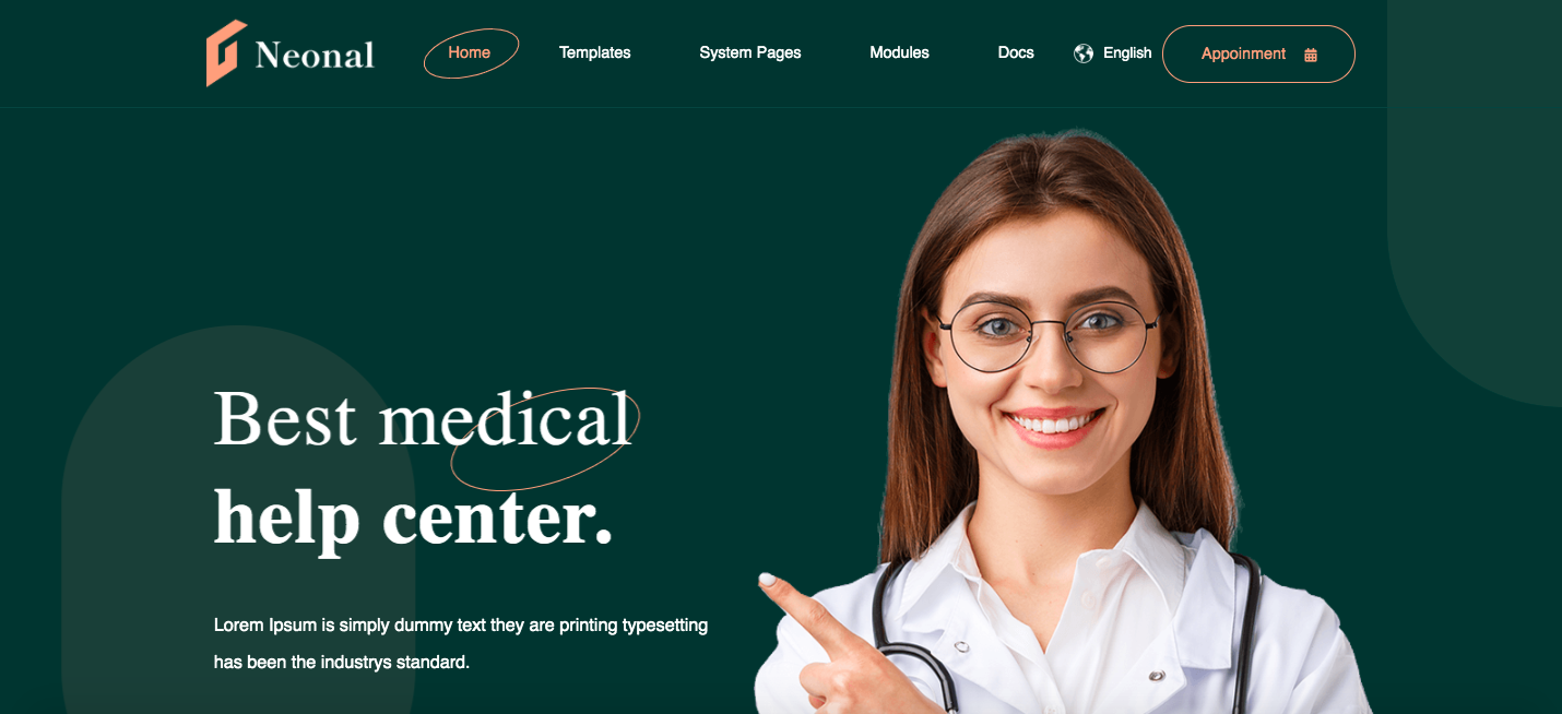 Neonal - Medical Service HubSpot Theme