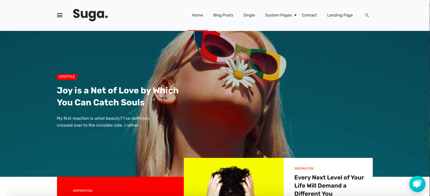 Suga - Blog and Magazine Hubspot Theme