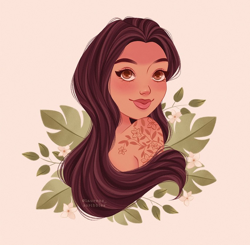 chalk brush Procreate drawing