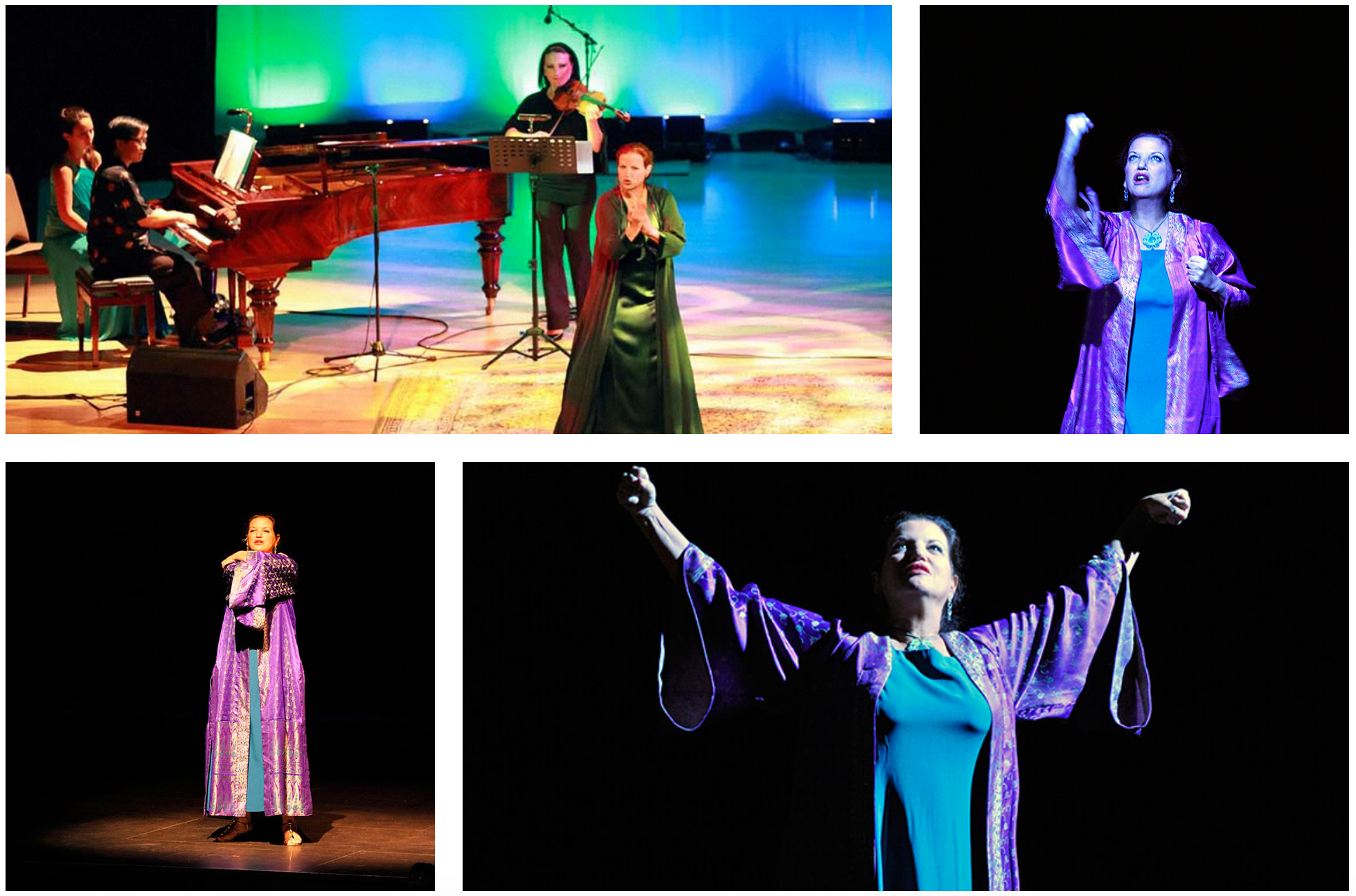 Margaret Wolfson - performing on stage