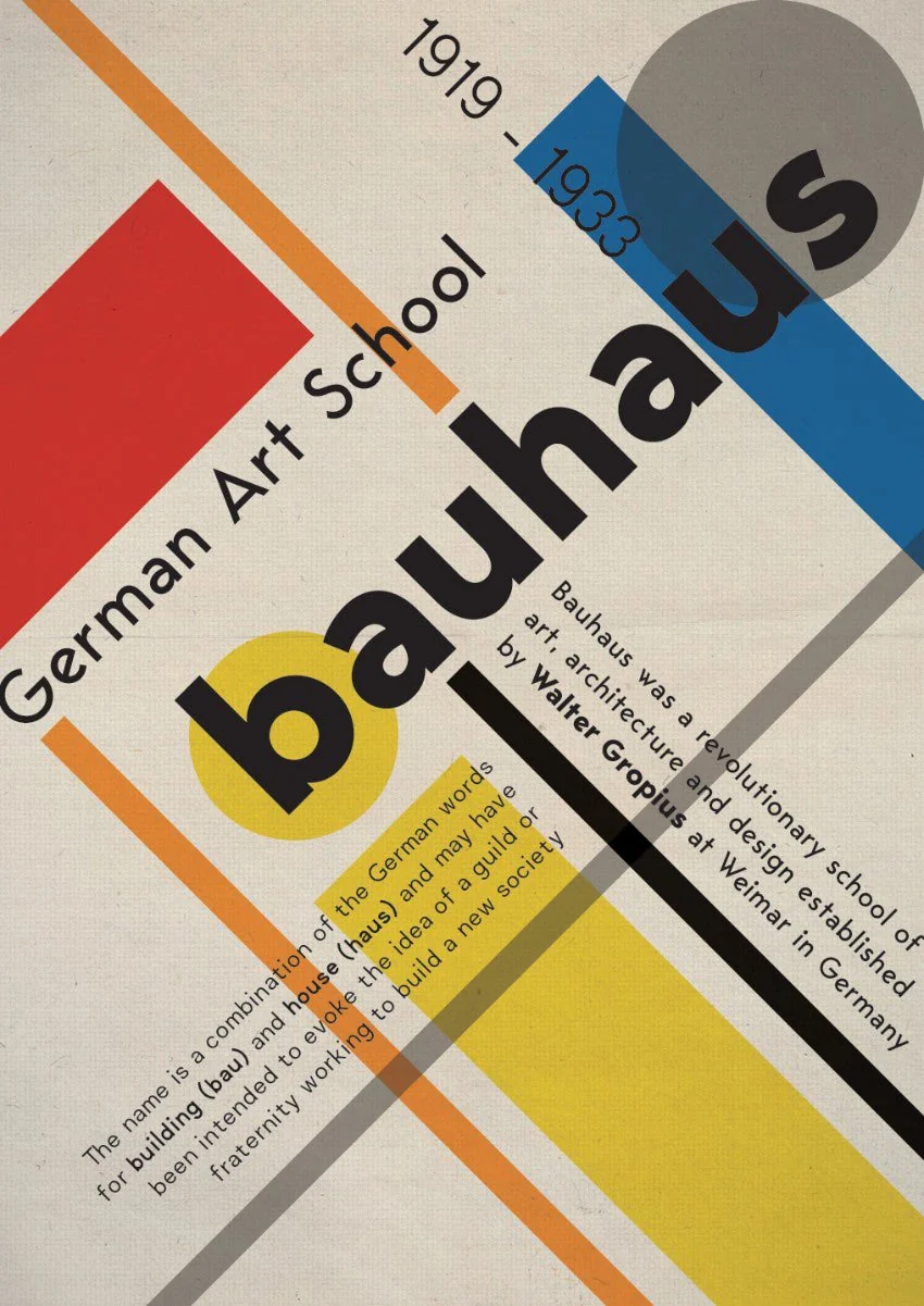 bauhaus poster