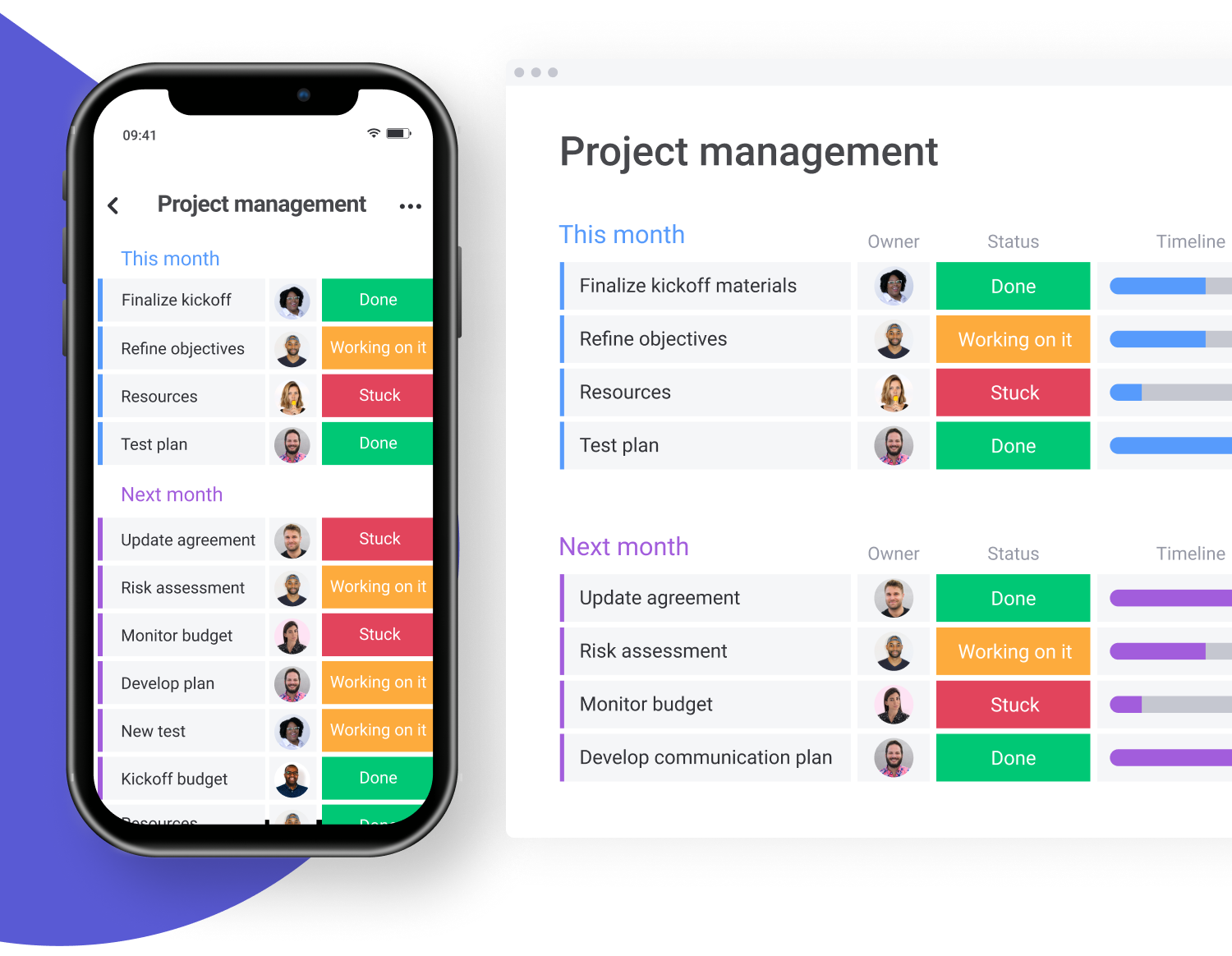 Monday.com is a customizable social media management platform 
