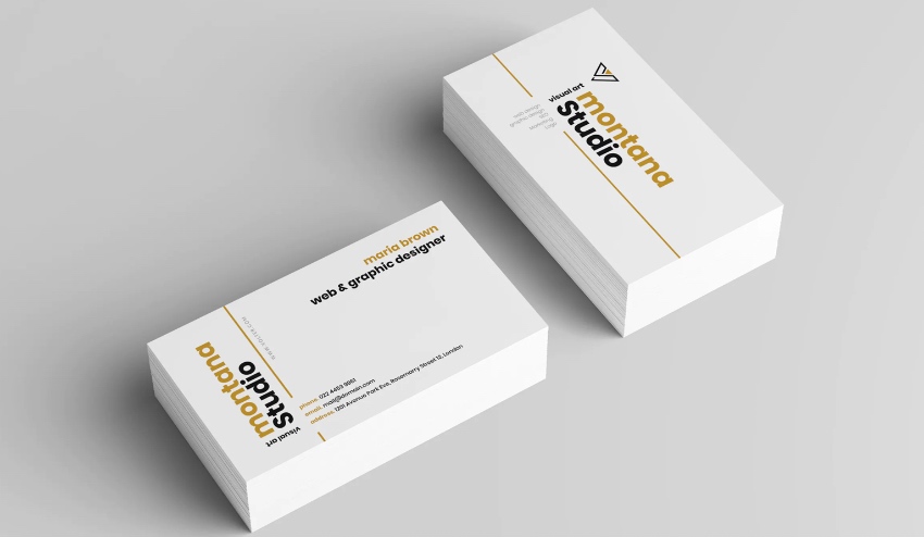 This Business card for AI is a beautiful premium card design from Envato Elements.