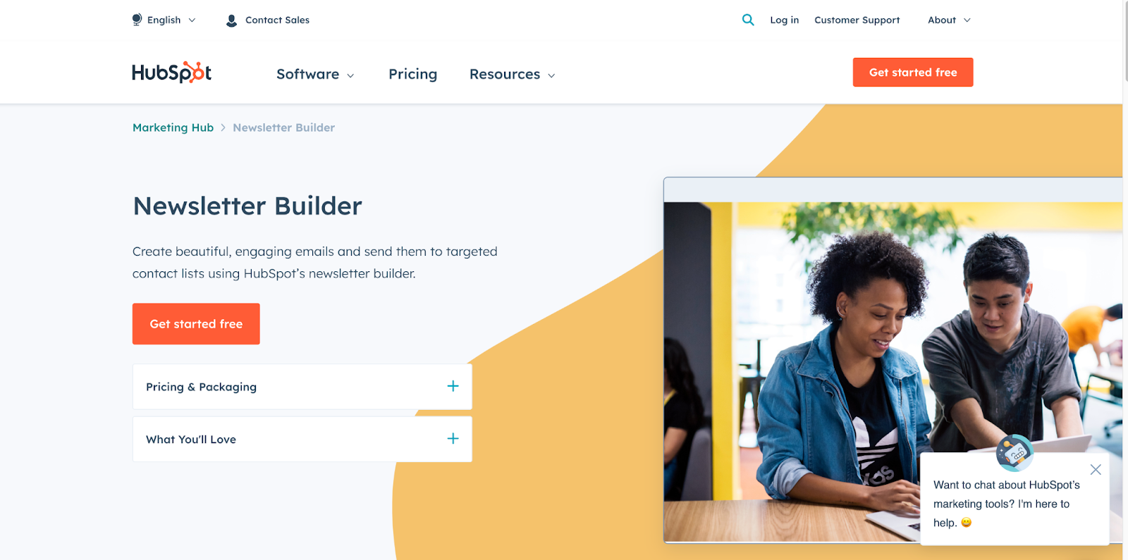 Hubspot Newsletter Builder