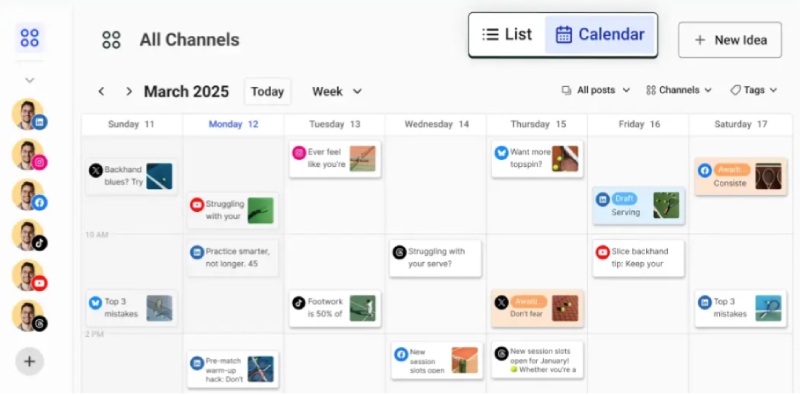 Buffer, an AI tool for scheduling social media posts