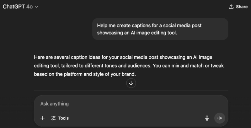 Using ChatGPT as an AI tool for content optimization