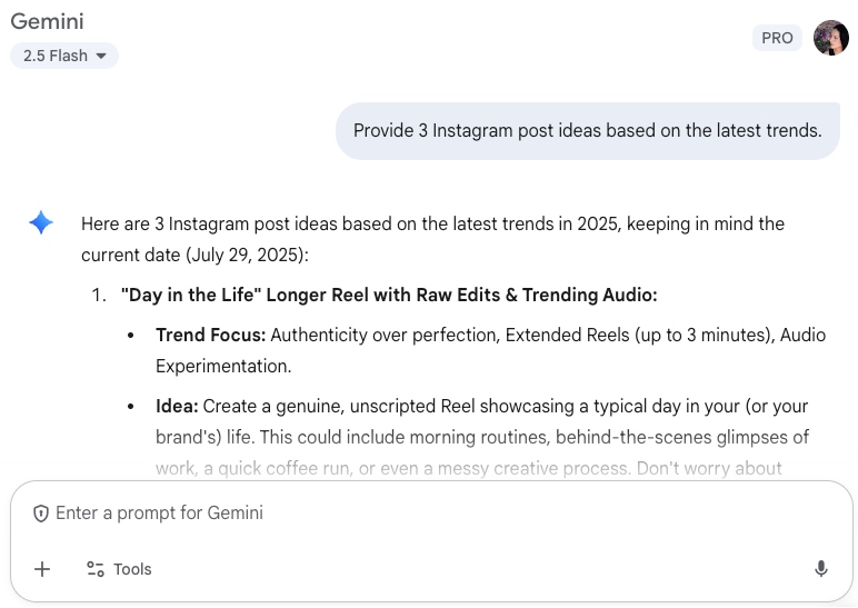 AI tools for idea generation