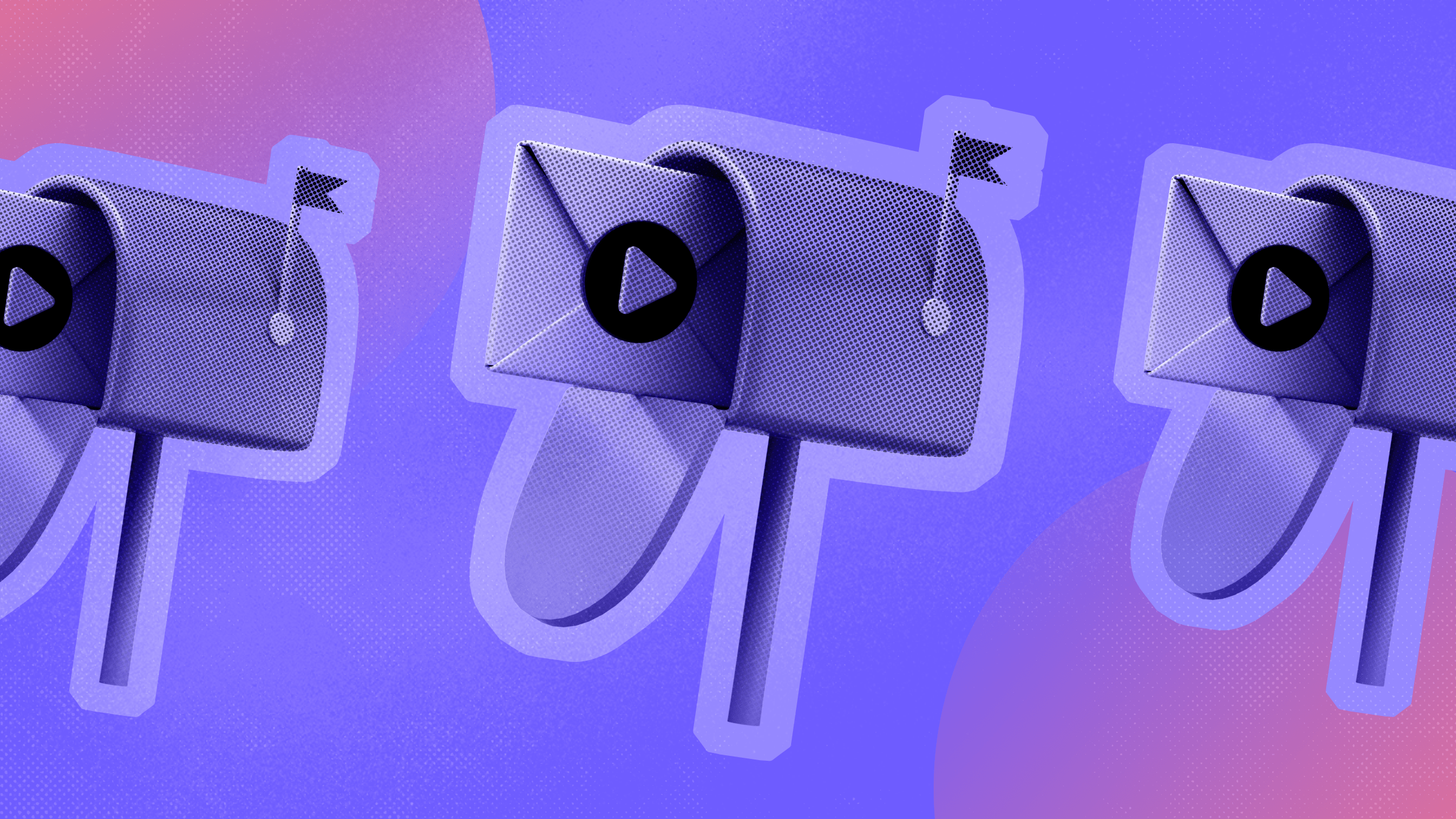 Mailbox with an incoming video email