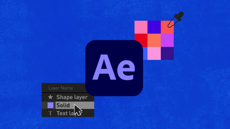 How To Quickly Change a Solid Color in After Effects