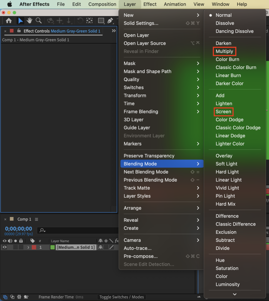 Opacity and Blend Modes