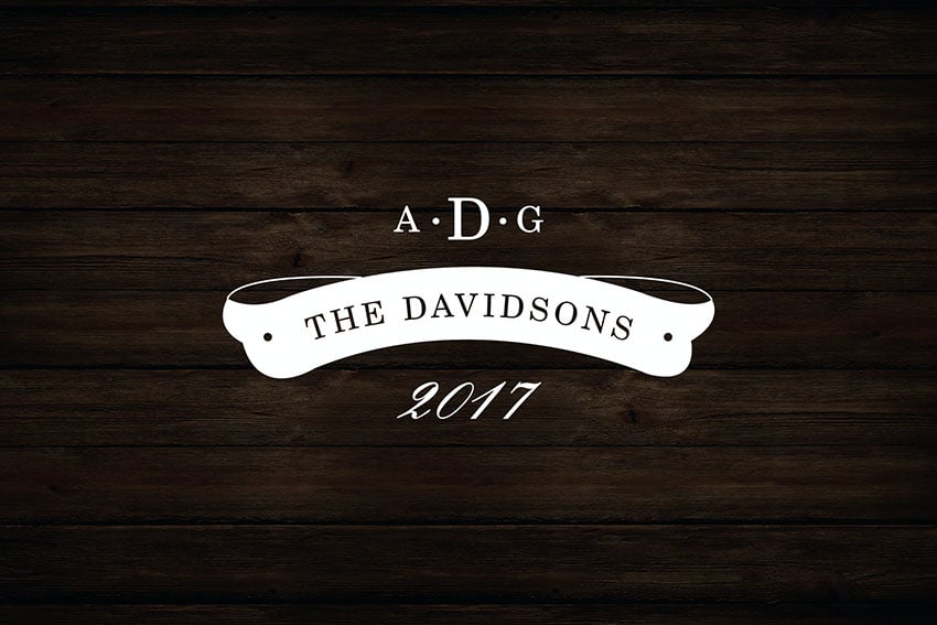 Monogram Illustrated Banner