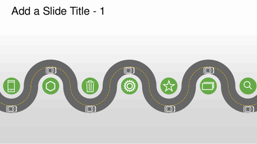 Road Graphic Progression Timeline