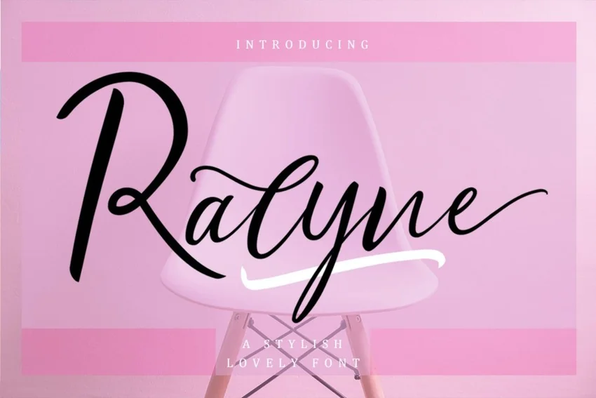 Ralyne Beautiful Cursive Script Font