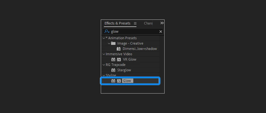 add a Glow effect