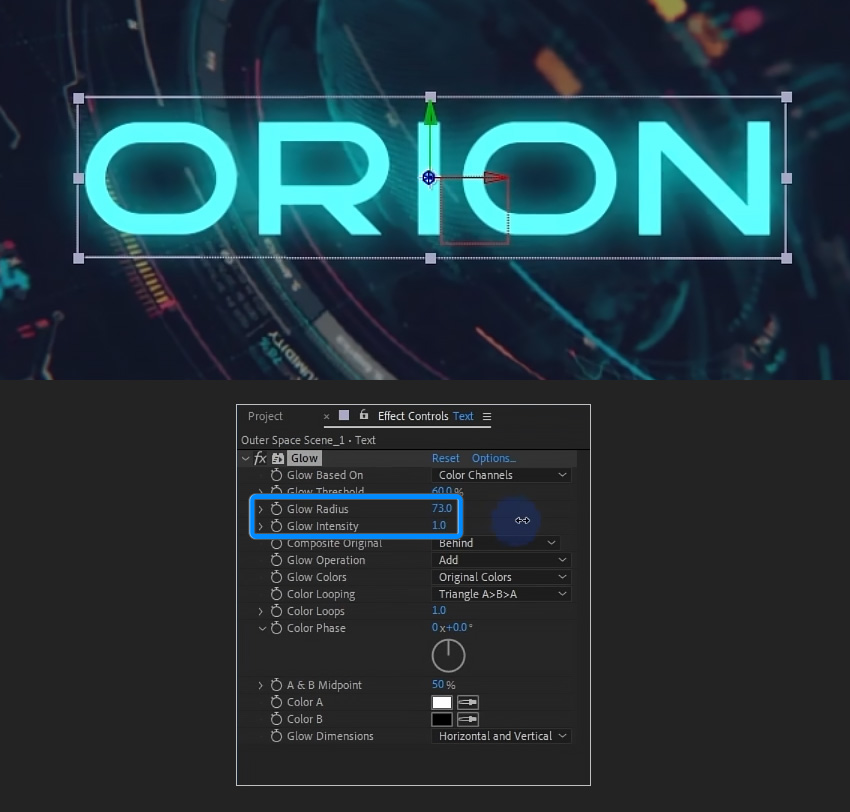 Increase the Glow Radius
