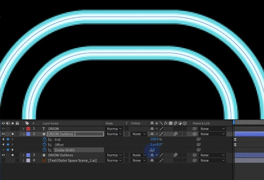 change the stroke width to something smaller 