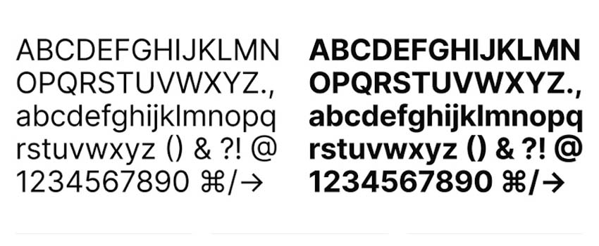 inter typeface
