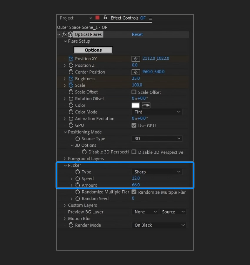 Change the Type to Sharp