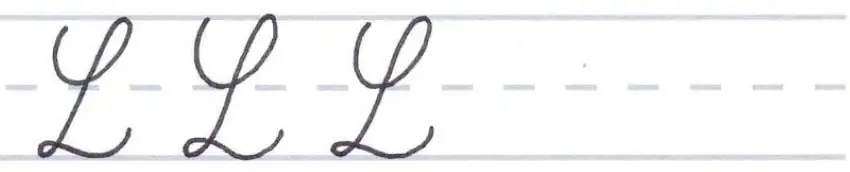 letter L x3