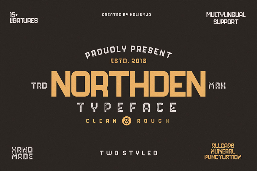  Northden (OTF, TTF, WOFF, WOFF2)