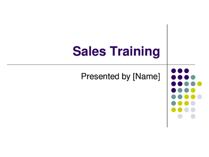 Sales Training Presentation