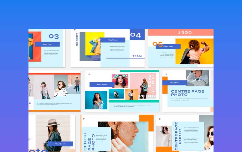 Baneta Fashion Powerpoint Template
