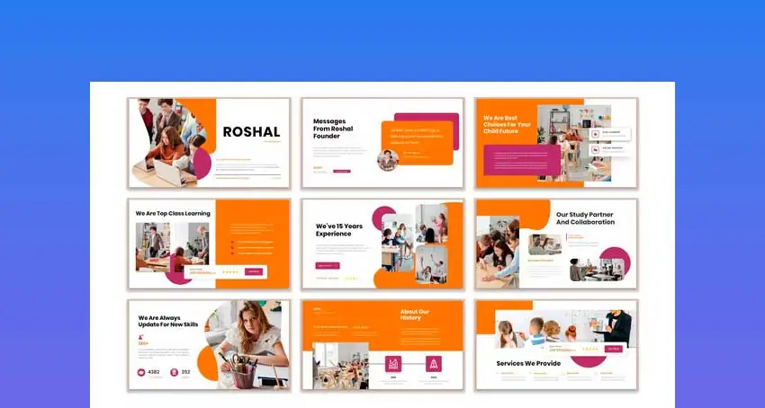 Roshal - Education PowerPoint Template
