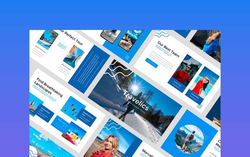 Travelics – Travel & Tourism PowerPoint Template
