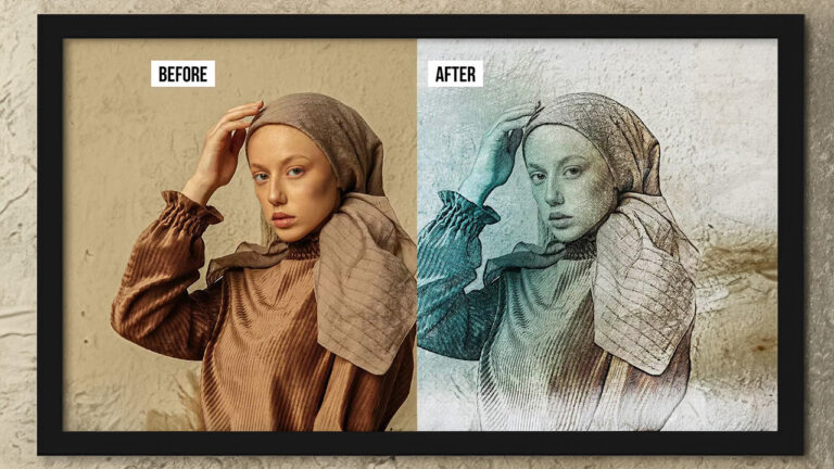Best Photo to Pencil Drawing Effect Actions for Photoshop