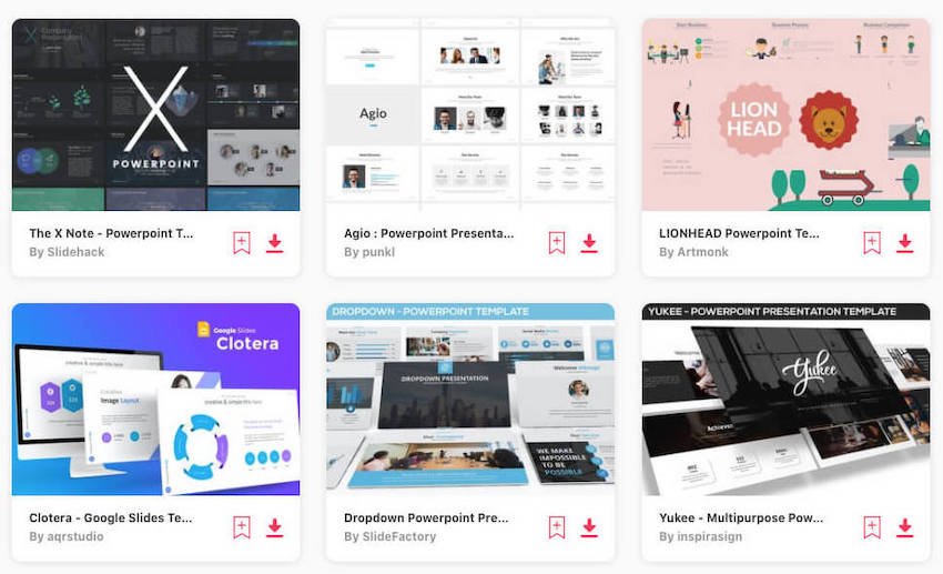 powerpoint templates on envato elements