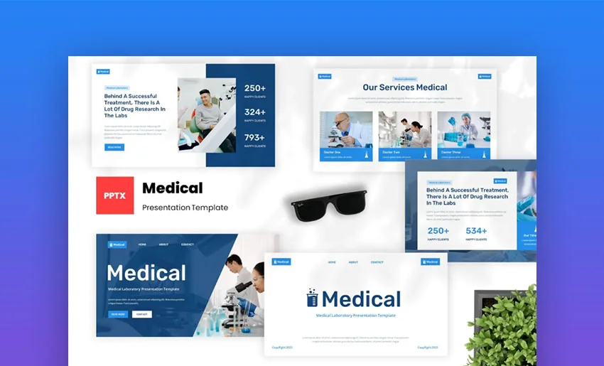 Medical Laboratory Powerpoint Template
