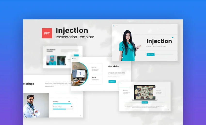 Injection - Medical PowerPoint Template
