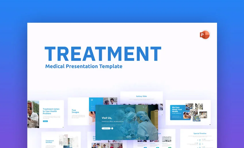 Treatment Medical PowerPoint Template
