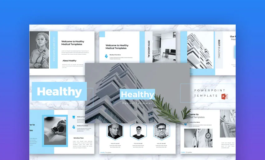 HEALTHY - Medical Powerpoint Template
