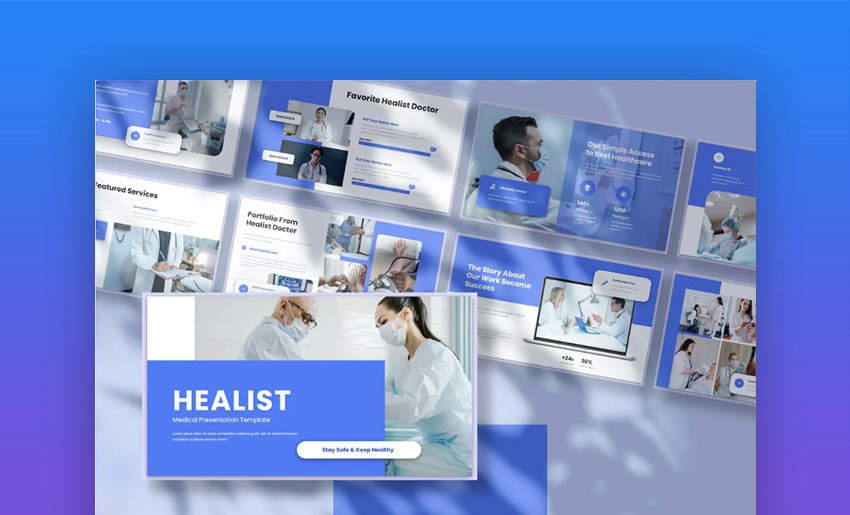 Healist - Medical Presentation PowerPoint Template
