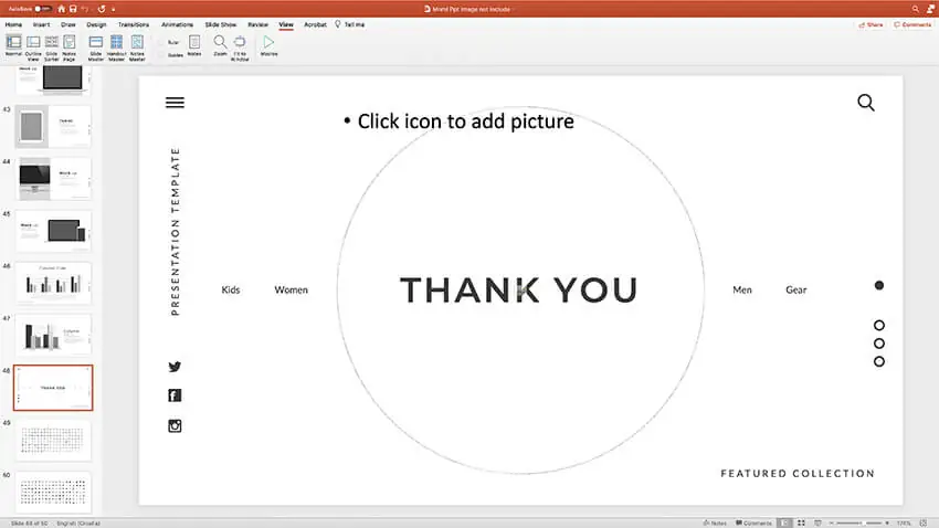 Thank you slide